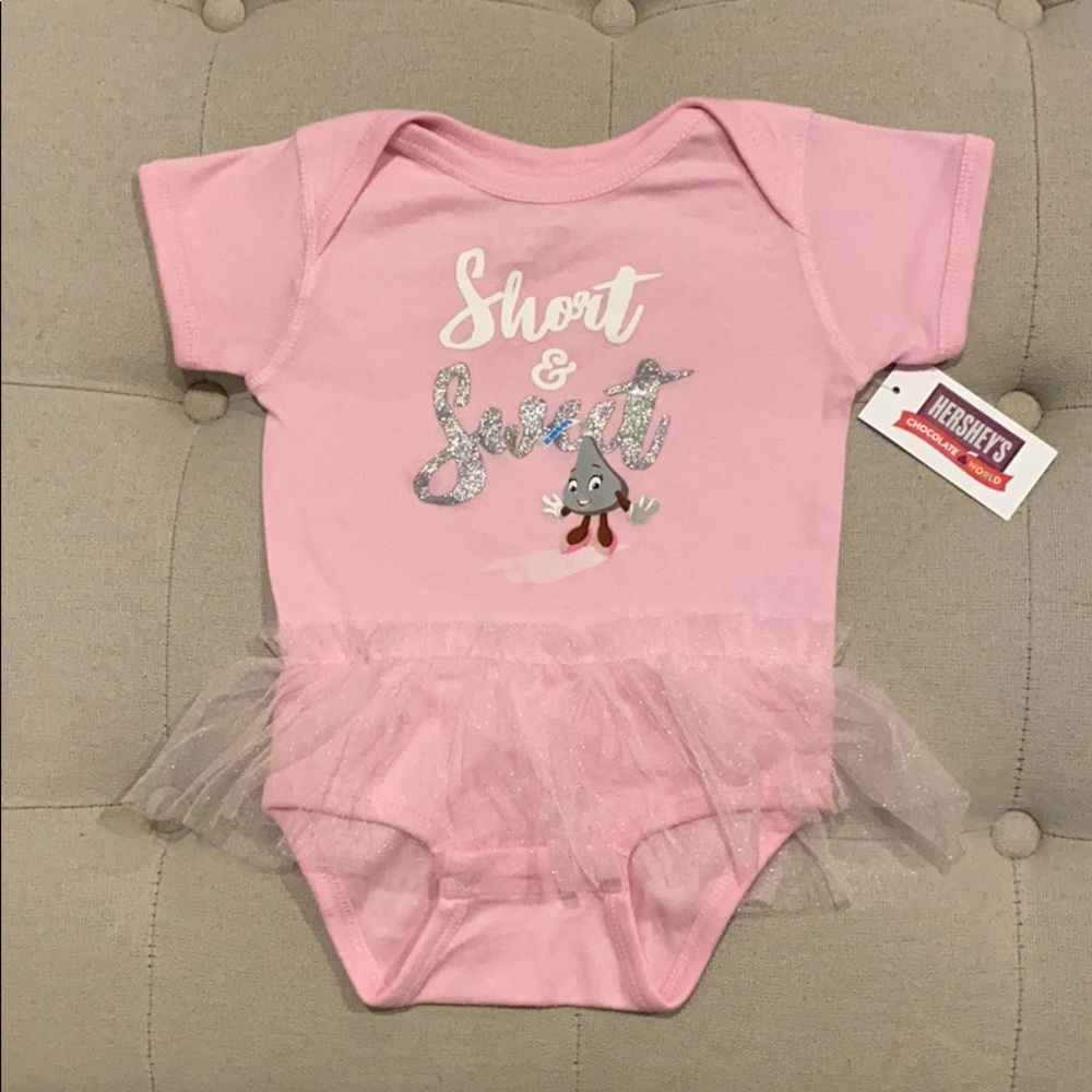 Pink onesie with tutu